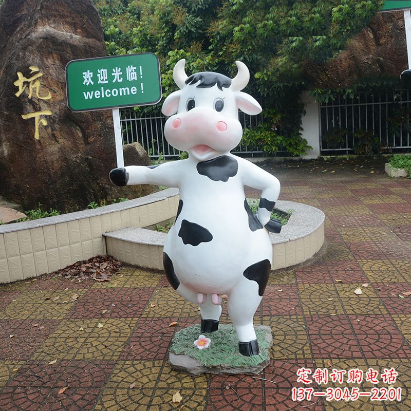泰州中领雕塑:生肖牛卡通雕塑