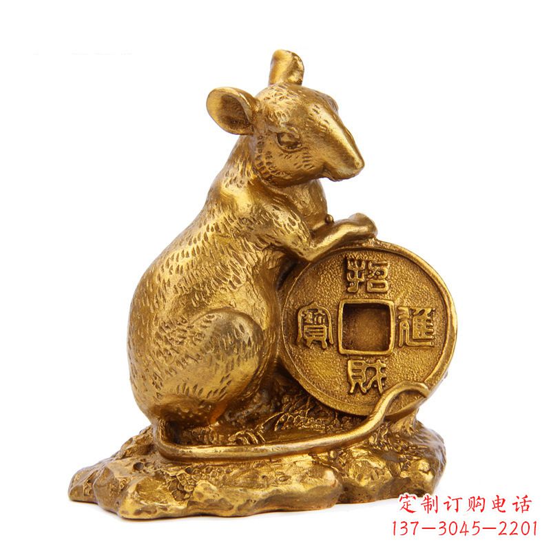 泰州高质量铸铜鎏金动物雕塑