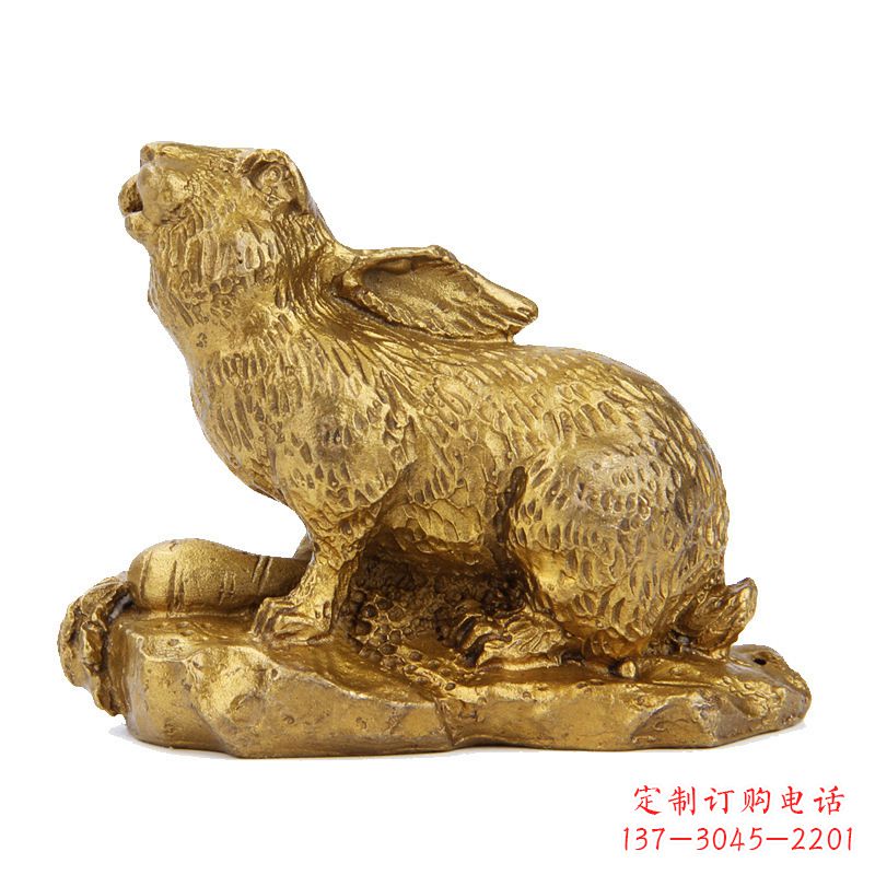 泰州精美铸铜鎏金动物雕塑