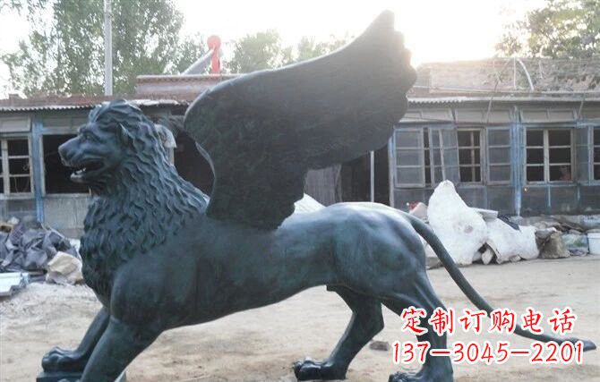 泰州圣马可飞狮铜雕