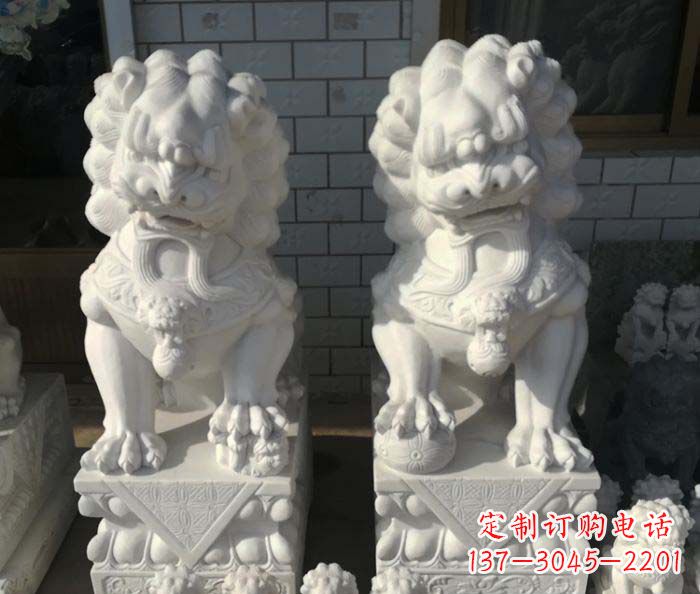 泰州狮子门口石雕