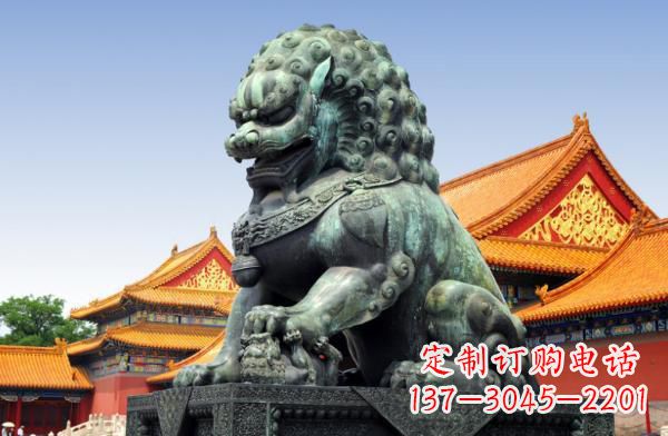 泰州贵族气派,古典青铜狮子雕塑