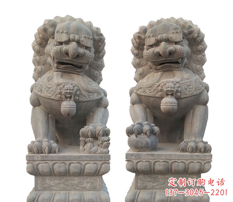 泰州精美狮子石雕,让您的家居更加完美
