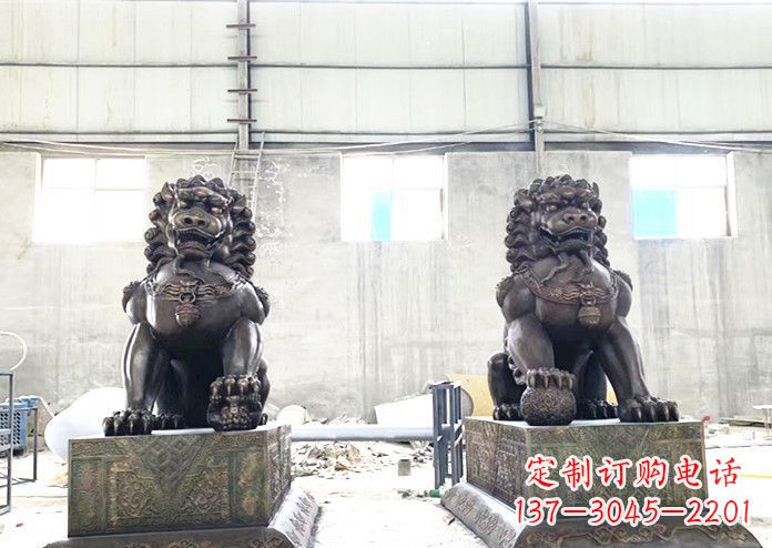 泰州中领雕塑专业生产高端铜狮子雕塑。狮子雕塑…