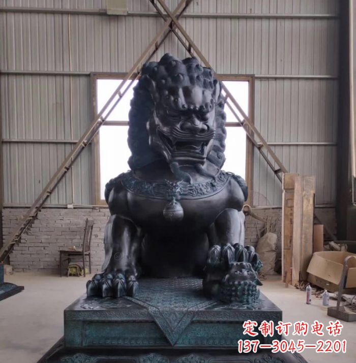 泰州中领雕塑狮子铜雕塑,壮丽展现王者之气!