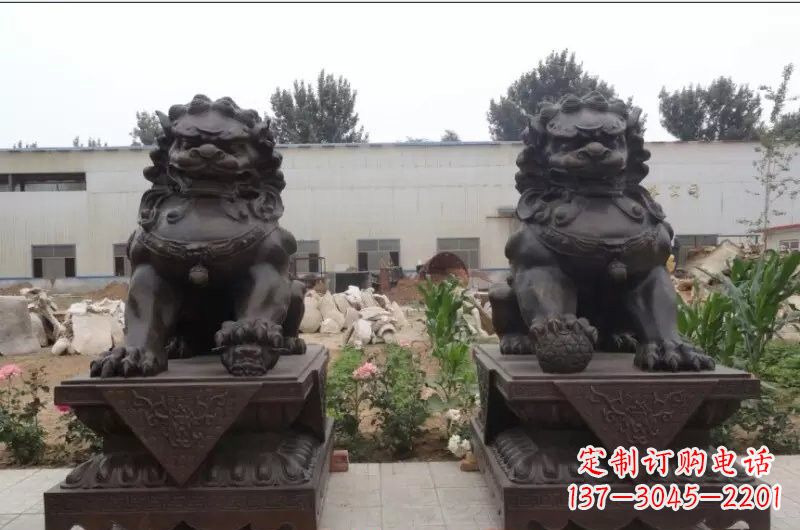 泰州精灵定制狮子铜雕塑