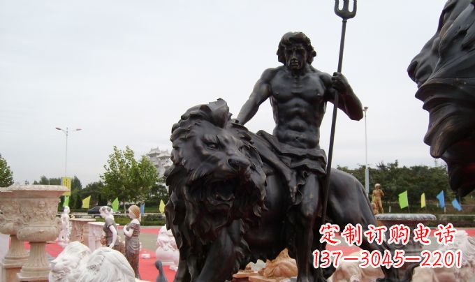 泰州狮子座铜雕:狮子雕塑把你的星座进行升华