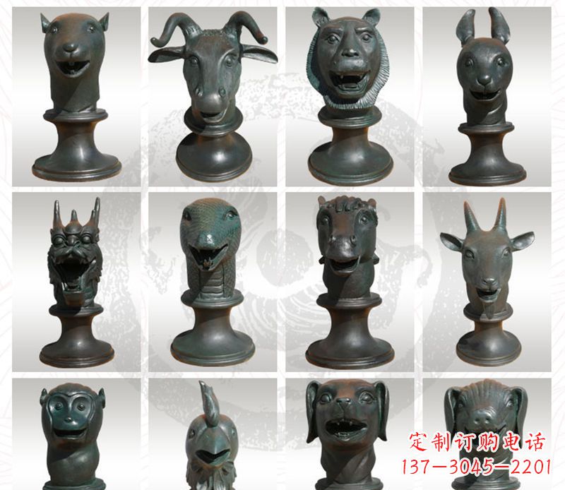 泰州限量版十二生肖铜雕塑