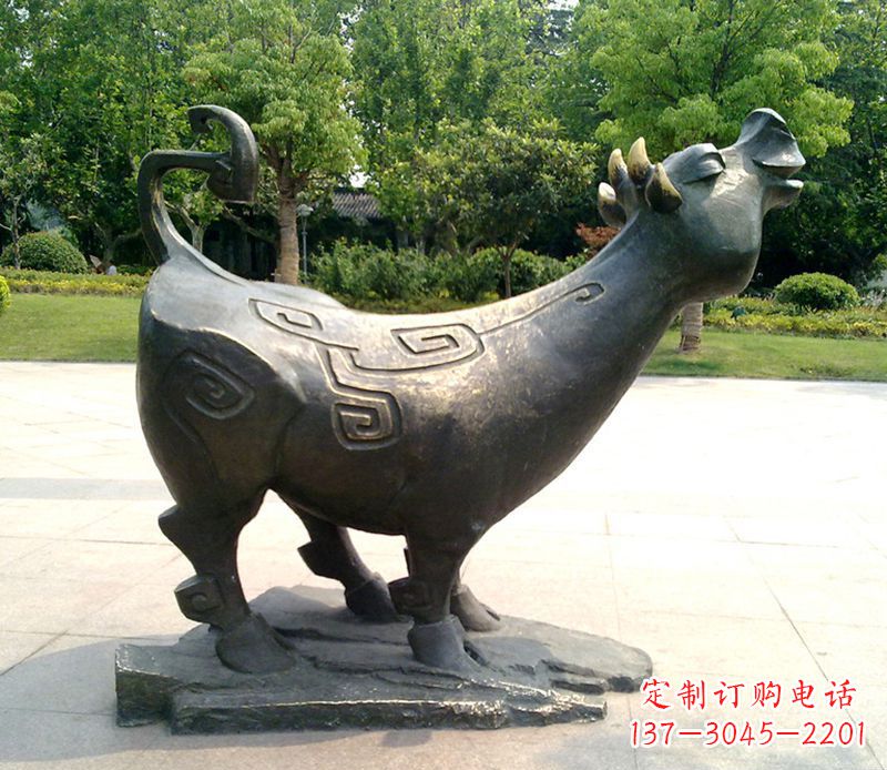 泰州十二生肖铜雕塑,中领领先一步