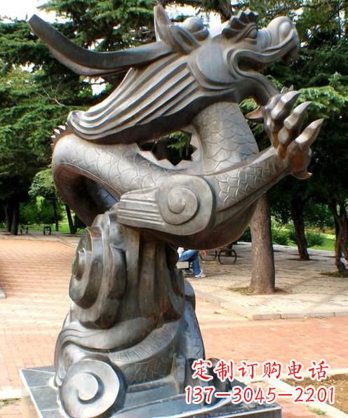 泰州高品质十二生肖铜雕龙