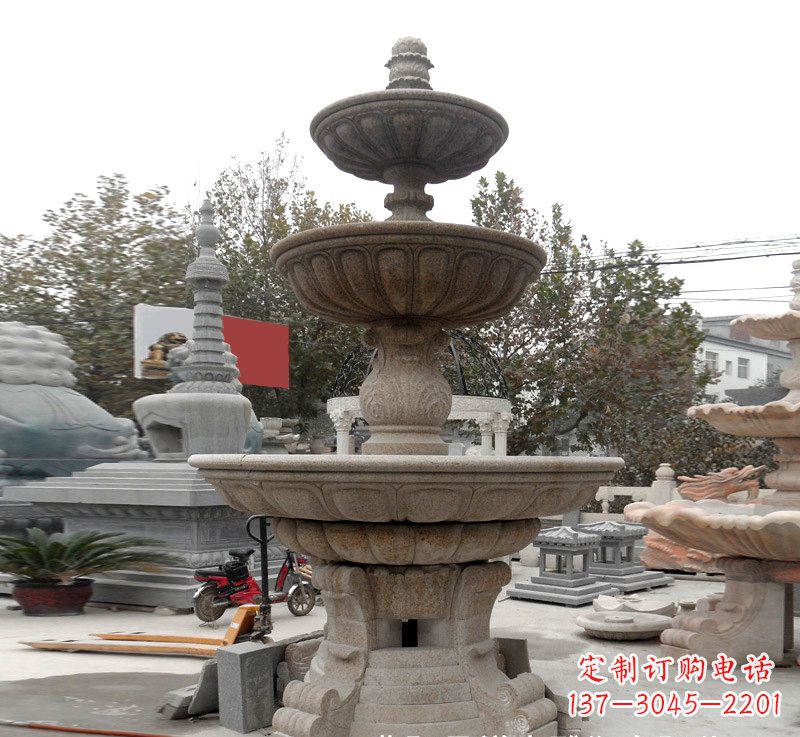 泰州石雕钵式喷泉