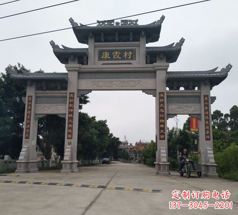 泰州石雕牌坊雕塑——让传统文化长存于时光