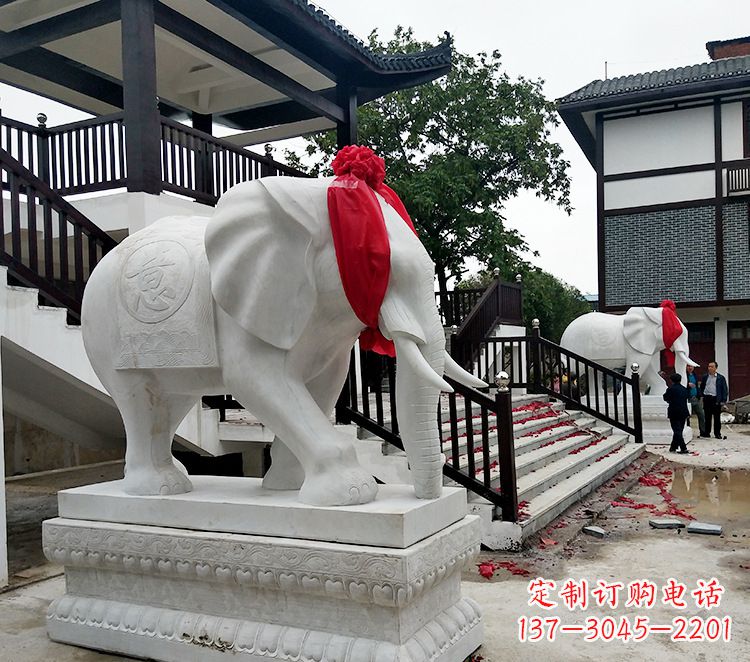 泰州迎接观音祝福的精美大象观音栏杆