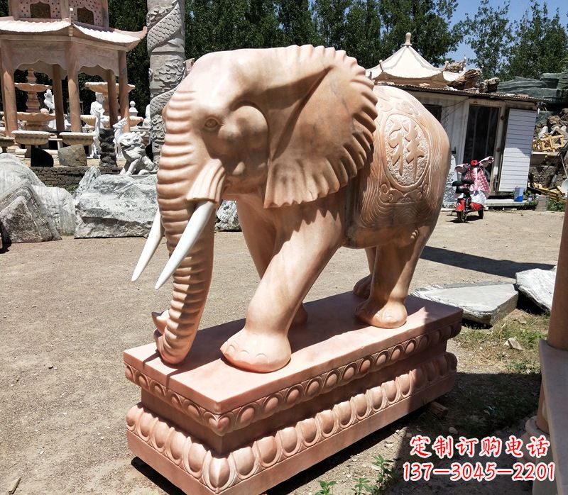 泰州精美大象櫈,领雕工艺独特