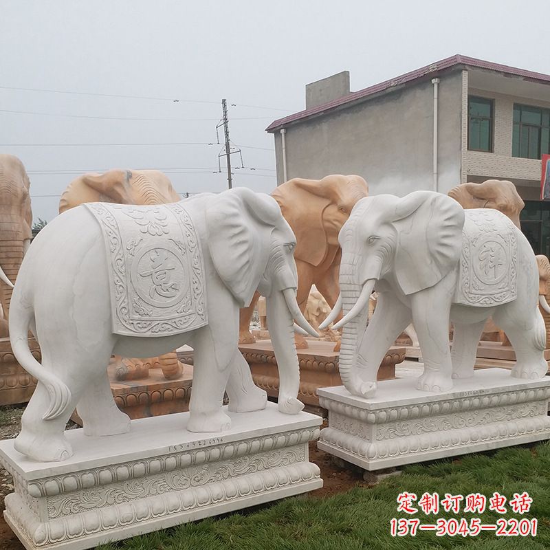 泰州精美大象雕塑,让你镇宅更加靓丽