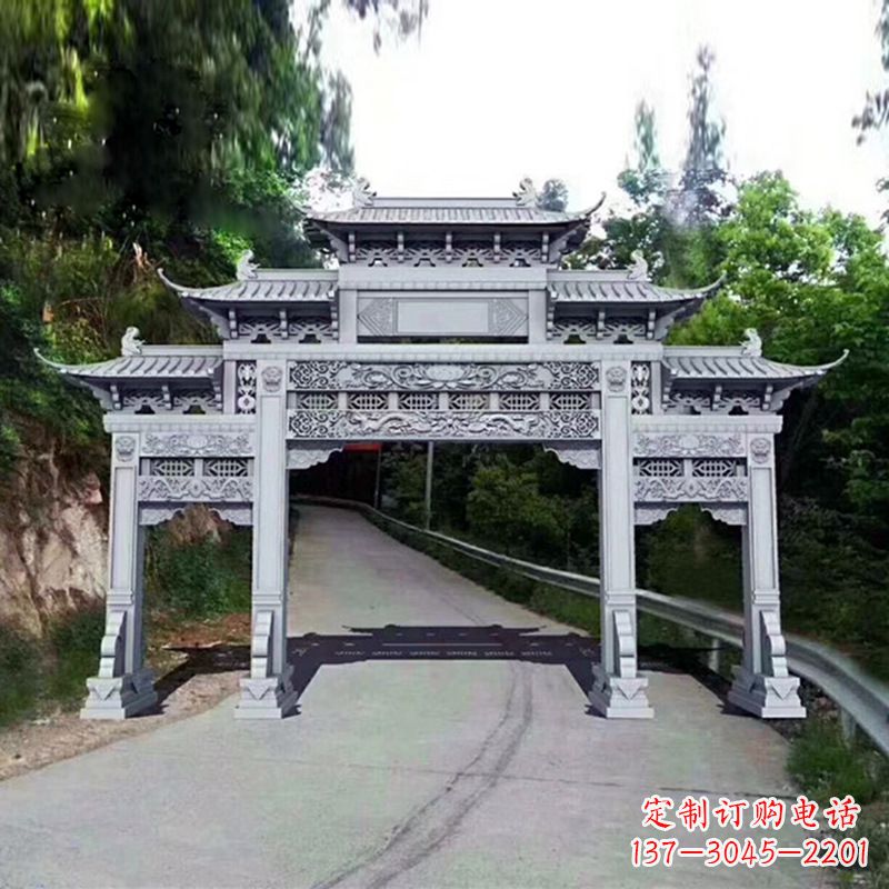 泰州石雕的牌楼