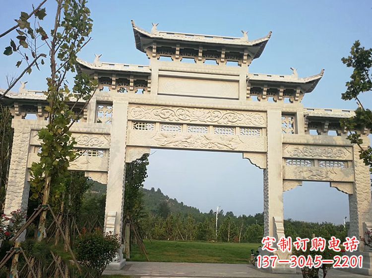 泰州石雕的牌坊