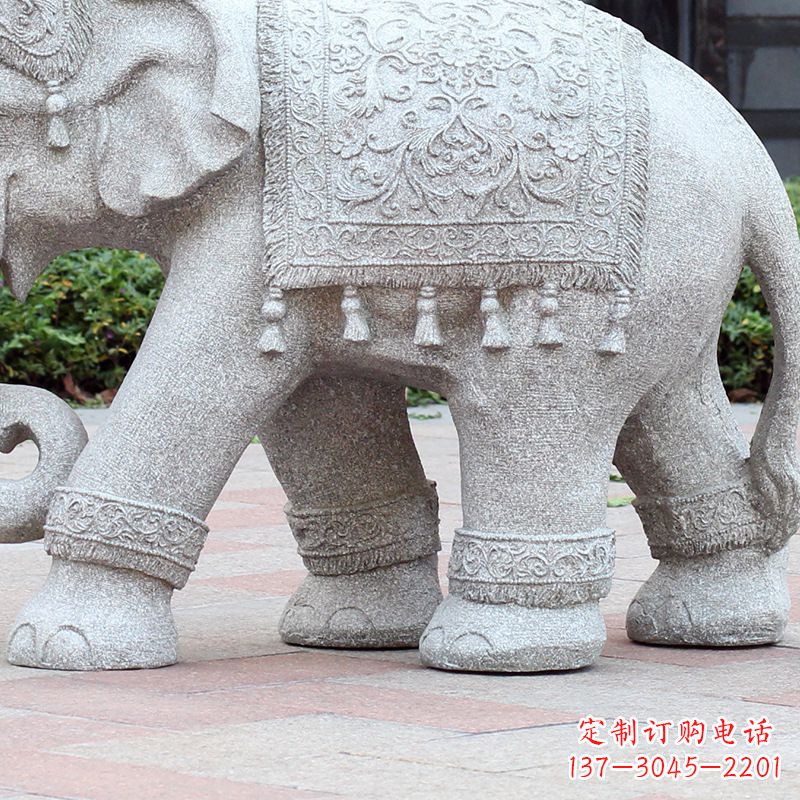 泰州石雕雕刻大象