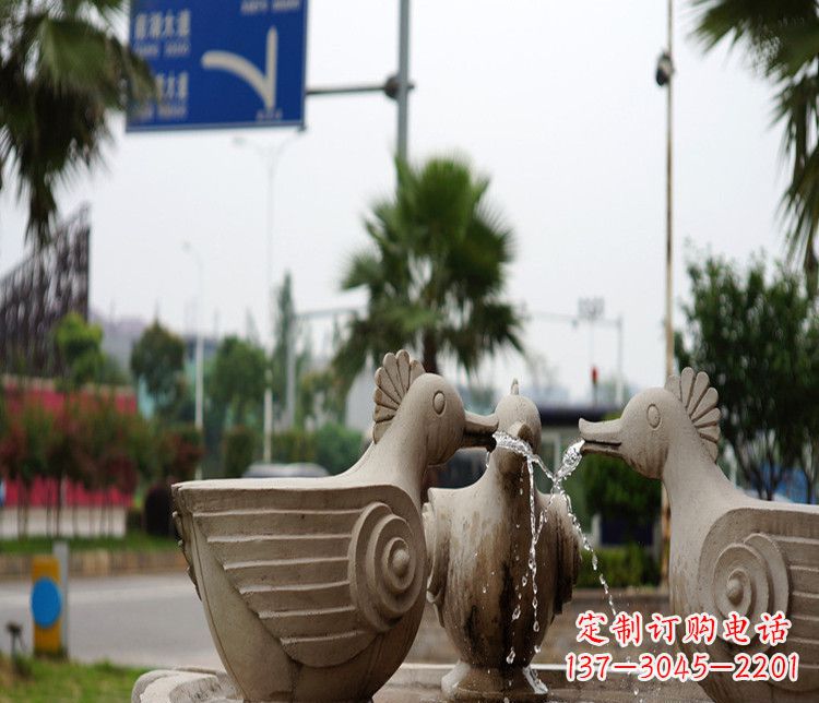 泰州高雅纯石石喷泉雕塑