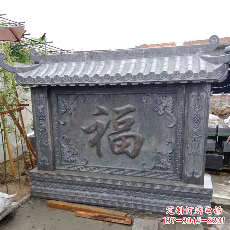 泰州中领雕塑:福字雕塑,点缀婚房庭院