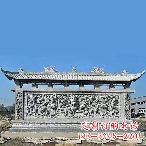 泰州石雕浮雕影壁塑——高雅时尚的室内艺术装饰