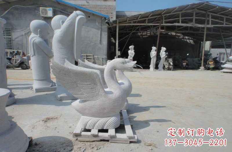 泰州中领雕塑:独具特色的天鹅喷水雕塑