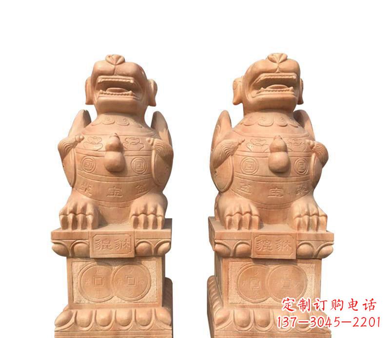 泰州精美貔貅雕塑,让太古神兽在家中常伴