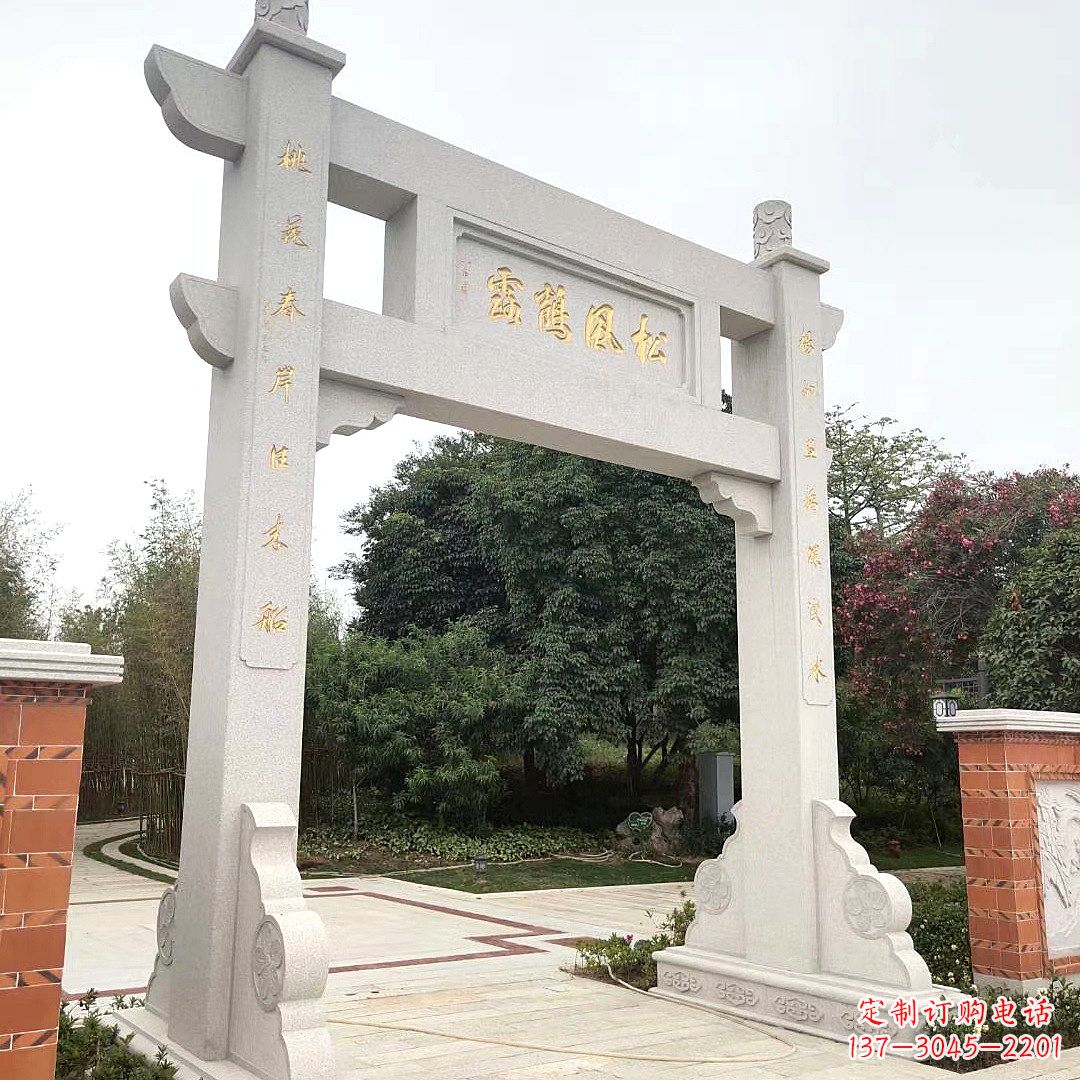 泰州精美绝伦,贵族气质的牌坊雕塑