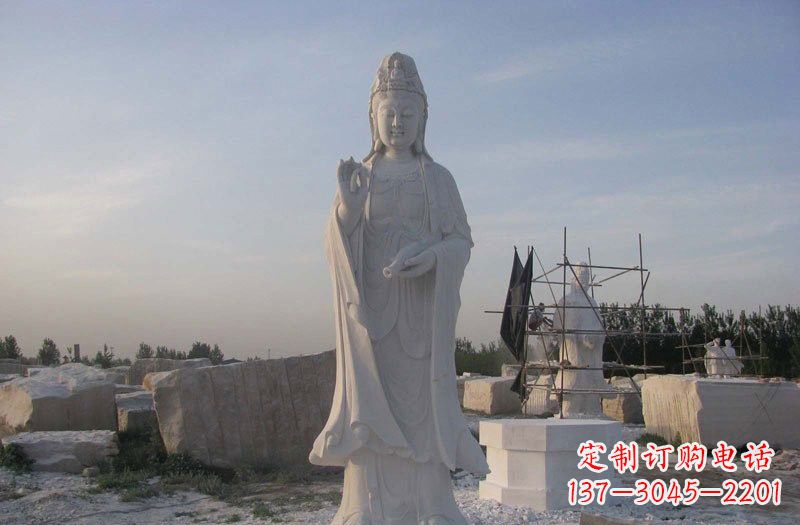 泰州现代艺术风格观音石雕塑