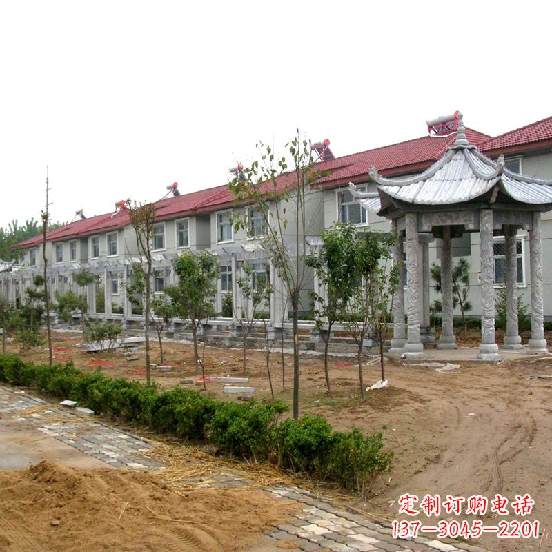 泰州中领雕塑打造精美凉亭雕塑
