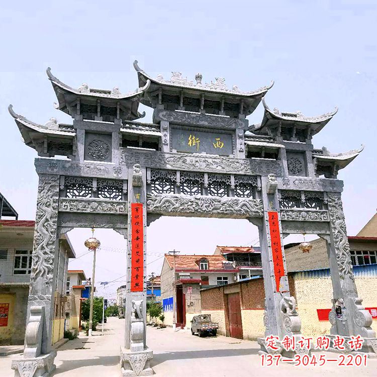 泰州[经典领航，高品质石雕牌坊雕塑]
