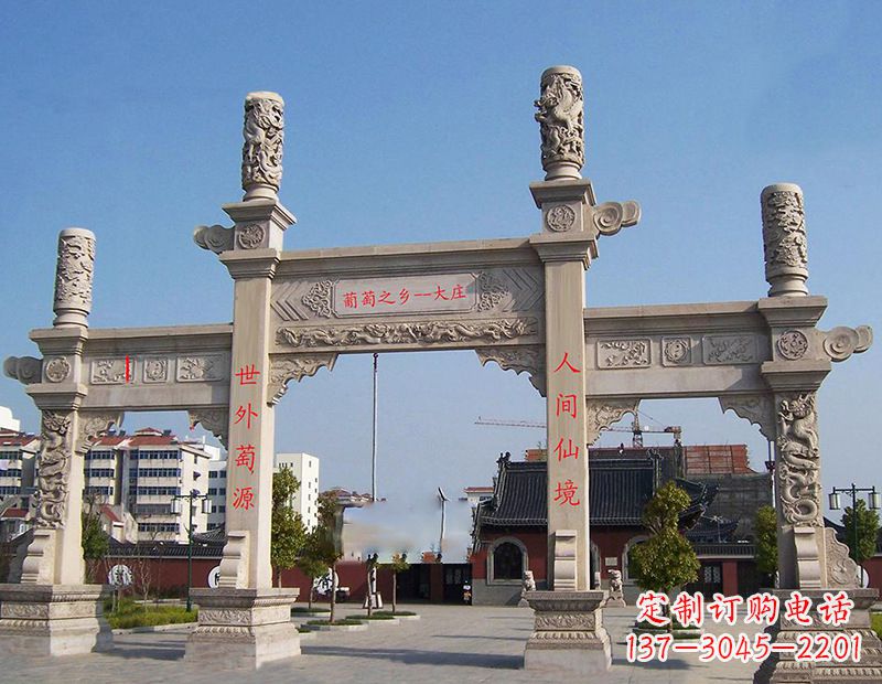 泰州石雕牌坊,带您领略传统雕塑魅力