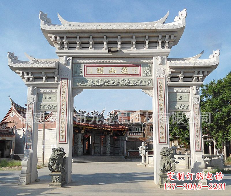 泰州石雕牌坊雕塑——以艺术记录特别瞬间