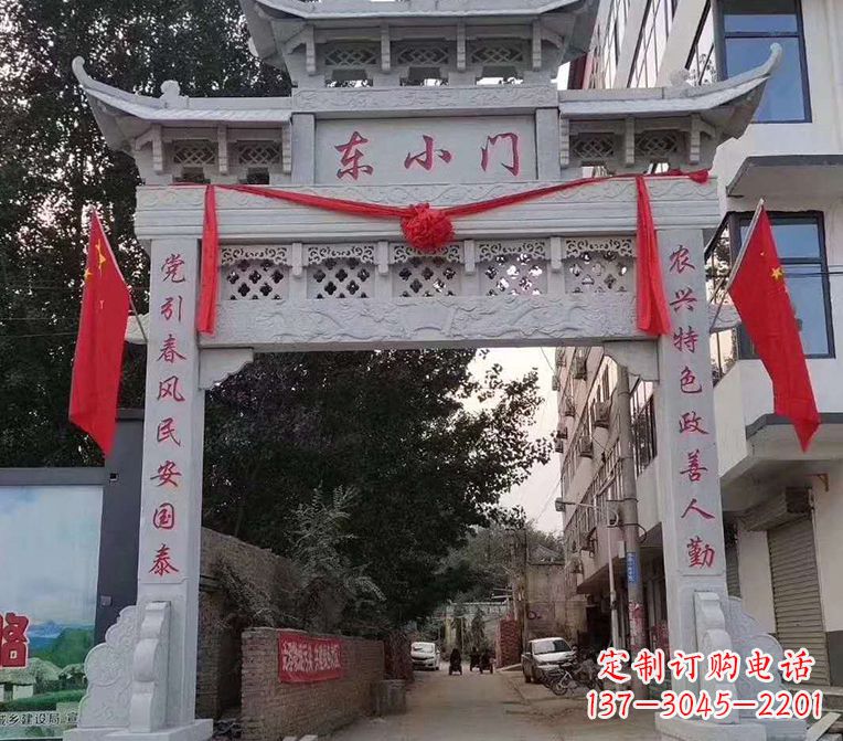 泰州精美锻铸牌楼雕塑,展现独特艺术魅力