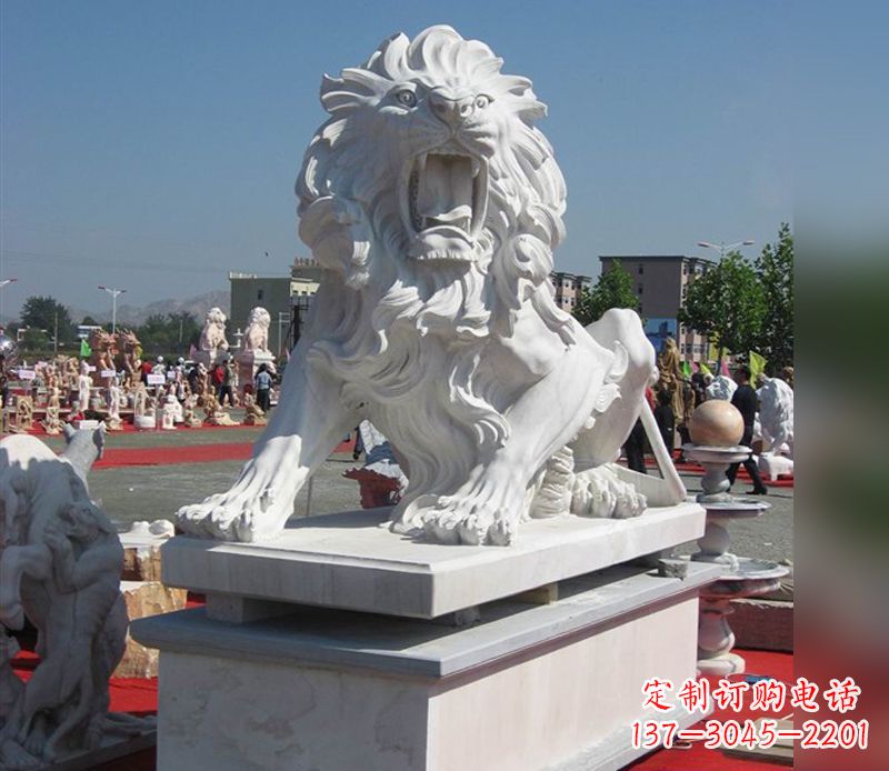 泰州狮子雕塑,带来王者气派