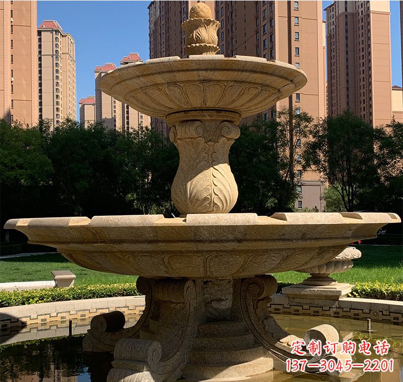 泰州艺术品级石雕喷泉水景