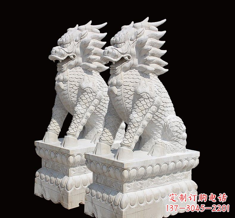 泰州中领雕塑推出麒麟雕塑一对