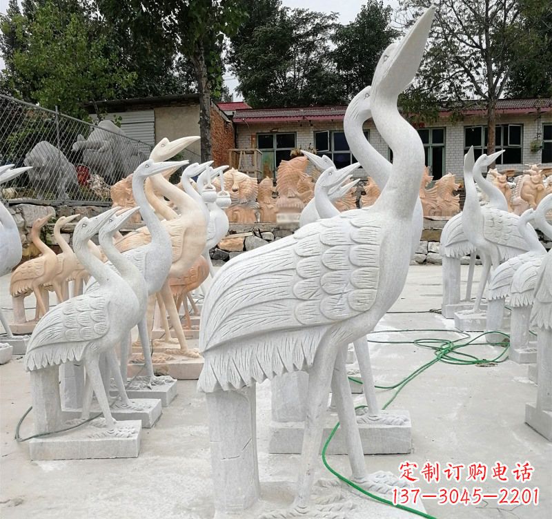 泰州石雕小仙鹤