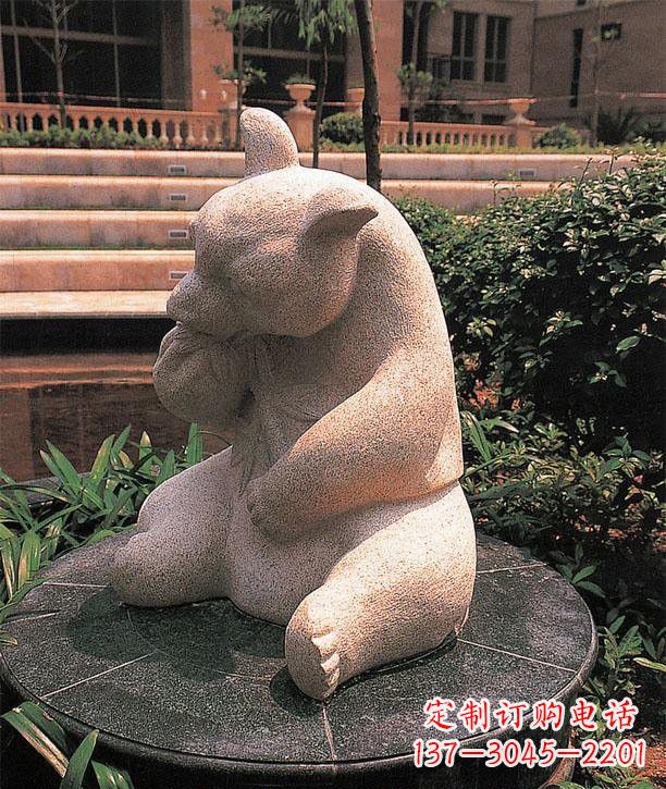 泰州石雕熊猫