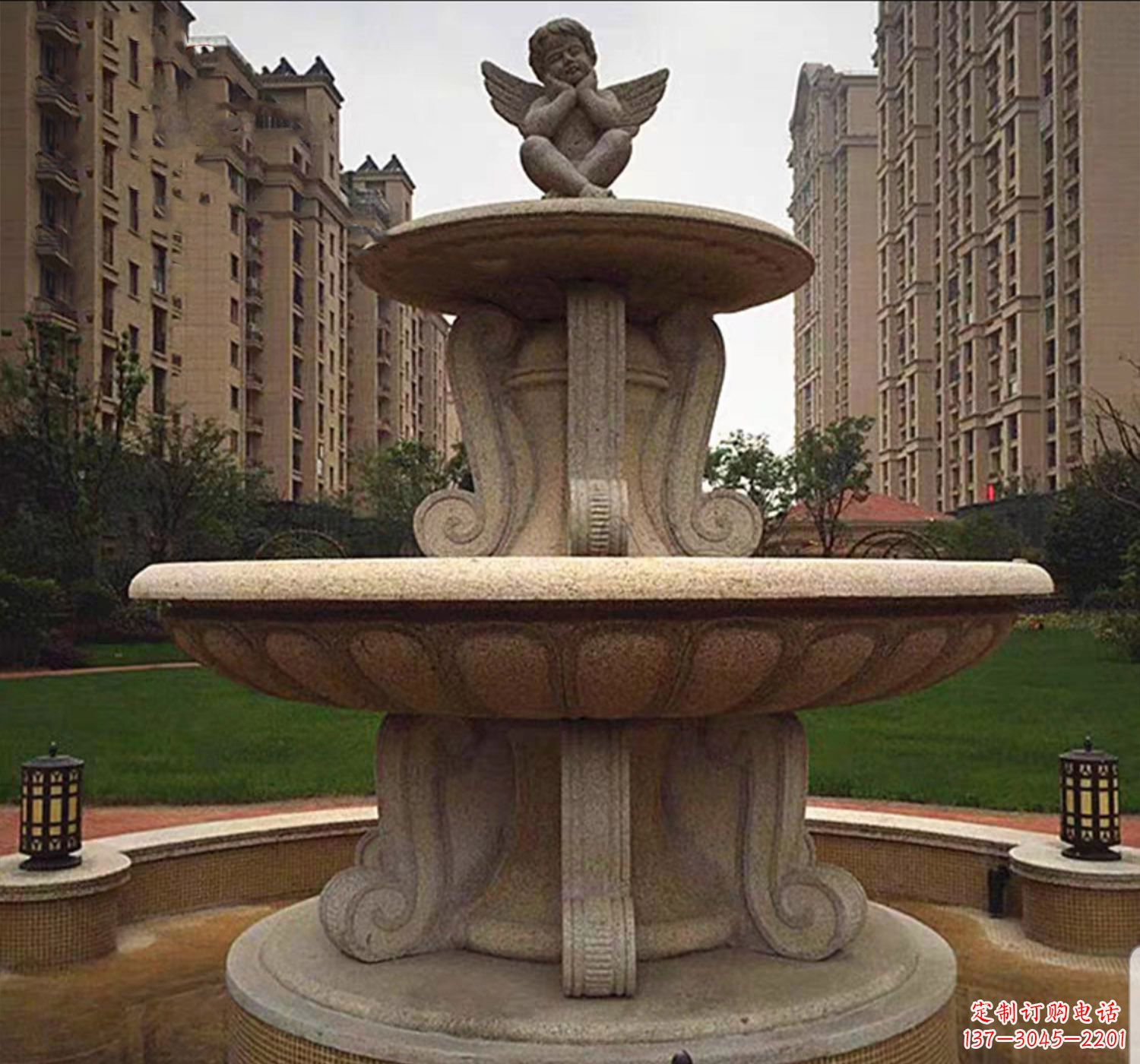 泰州石雕鱼喷泉