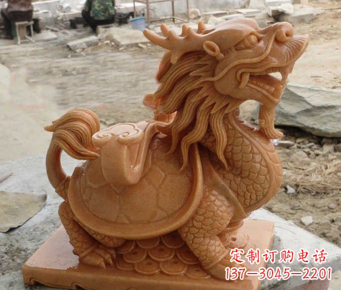 泰州石雕招财龙龟