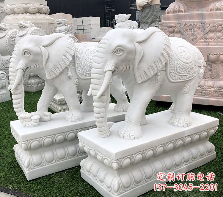 泰州石浮雕大象