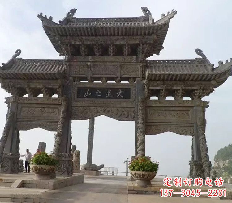 泰州石牌坊 效果图
