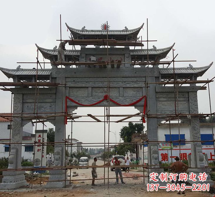 泰州石牌坊雕塑