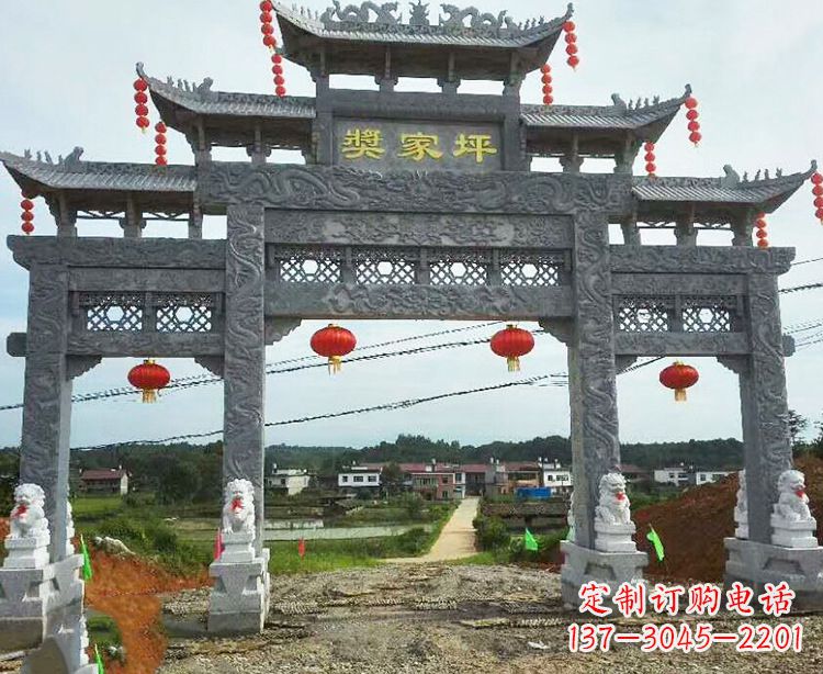泰州石牌坊石雕