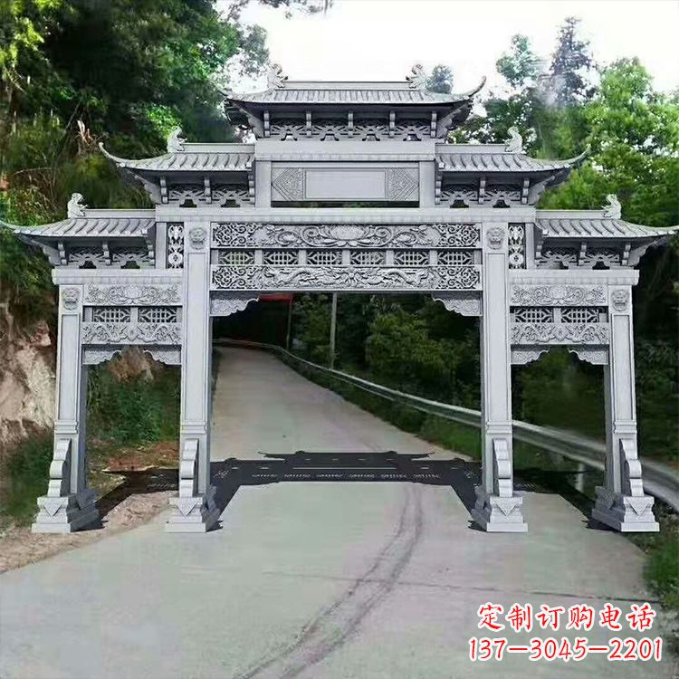泰州石牌楼青石牌坊