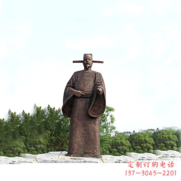 泰州世界法医学鼻祖纯铜宋慈公园景区终归历史名人雕像