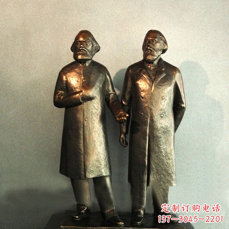 泰州世纪伟人马克思和恩格斯雕塑
