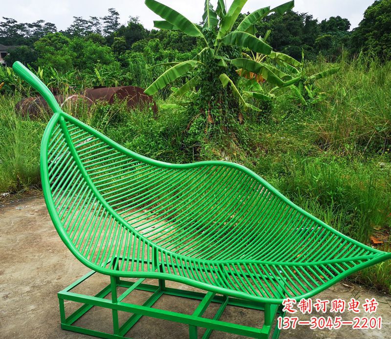 泰州树叶不锈钢景观雕塑