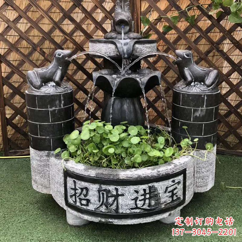 泰州双层喷泉石雕